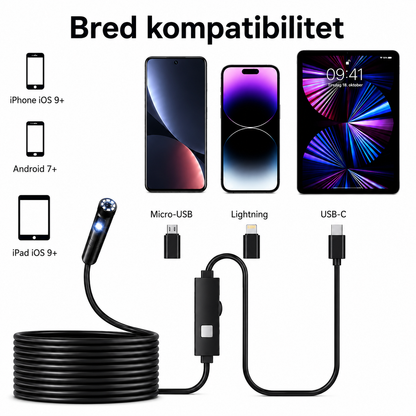 ProScope – Professionelt inspektionskamera med endoskop