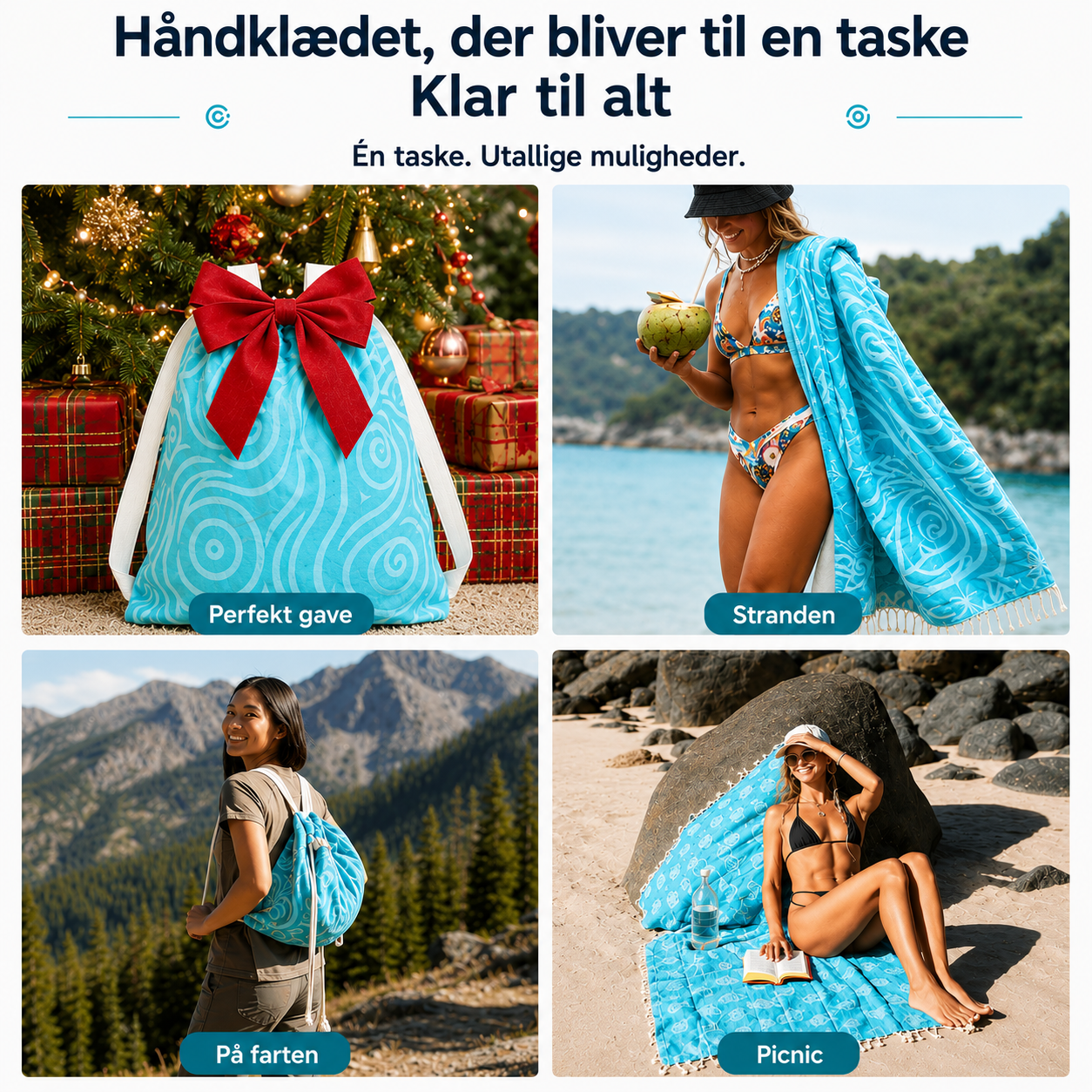 FOLDA™ – Håndklæde og taske i ét